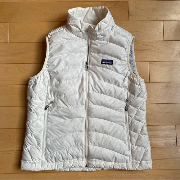 Patagonia Jackets & Blazers - Patagonia Birch White Goose Down Vest size S
